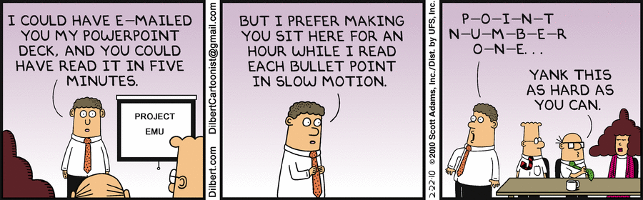 Longer meetings